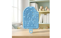 Sensory Board with Silicone Strips Portable Silicone Sensory Board Calming Compact for Children, Travel, Car Ride