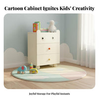 Creamy cream Finish 5-Drawer upright chest of drawers Minimalist Design Chest of Drawers adaptable Use Storage Furniture Modern aesthetic for Apartment Dwellers, Homeowners, Students, Bedroom, Living Room, Hallway