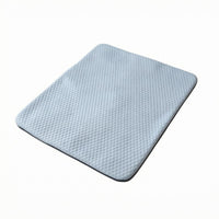 Breathable Cooling Sleeping Pad Ice-Silk Style Cooling Pet Mat Textured Low-Rise for Dogs, Cats, Resting