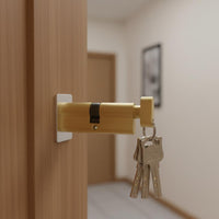 Long-Lasting Brass Lock Cylinder Effortless Turning 70 Mm Lock Core Heavy Duty Home Security Hardware for Bedroom