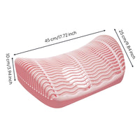 Contoured Air Pillow Breathable Neck Pillow Ventilated Support Cushion Ergonomic for Sleeping