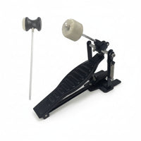 Spring-Loaded Bass Drum Pedal with Felt Beater Long-Lasting Single Bass Drum Pedal Responsive Smooth for Rehearsals