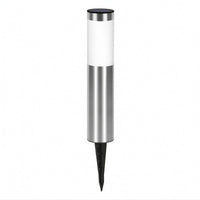 Cylindrical Solar Garden Stake Light Smooth Stake Solar Garden Light Modern Round Top