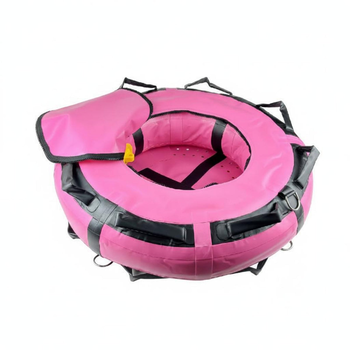 Pink PVC floats Lightweight and Portable Inflatable Dive floats Multiple D-Rings Water Sports Gear for Freedivers, Sea