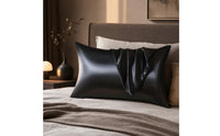 Silky Satin Pillowcase Glossy Satin Pillow Cover Frizz Control Bedding Long-Lasting for Bedroom