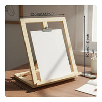 Tabletop Easel Foldable Desktop Display Stand Sturdy Portable Artist Easel for Kids