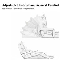 Adjustable Padded Recliner Foldable Design Floor Chair Multi-Position Space-Efficient Storage for Children