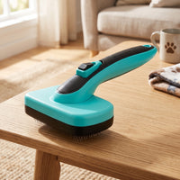 Pet Grooming Brush Hair-Release Brush with Push-Button Ergonomic for Dog Owners