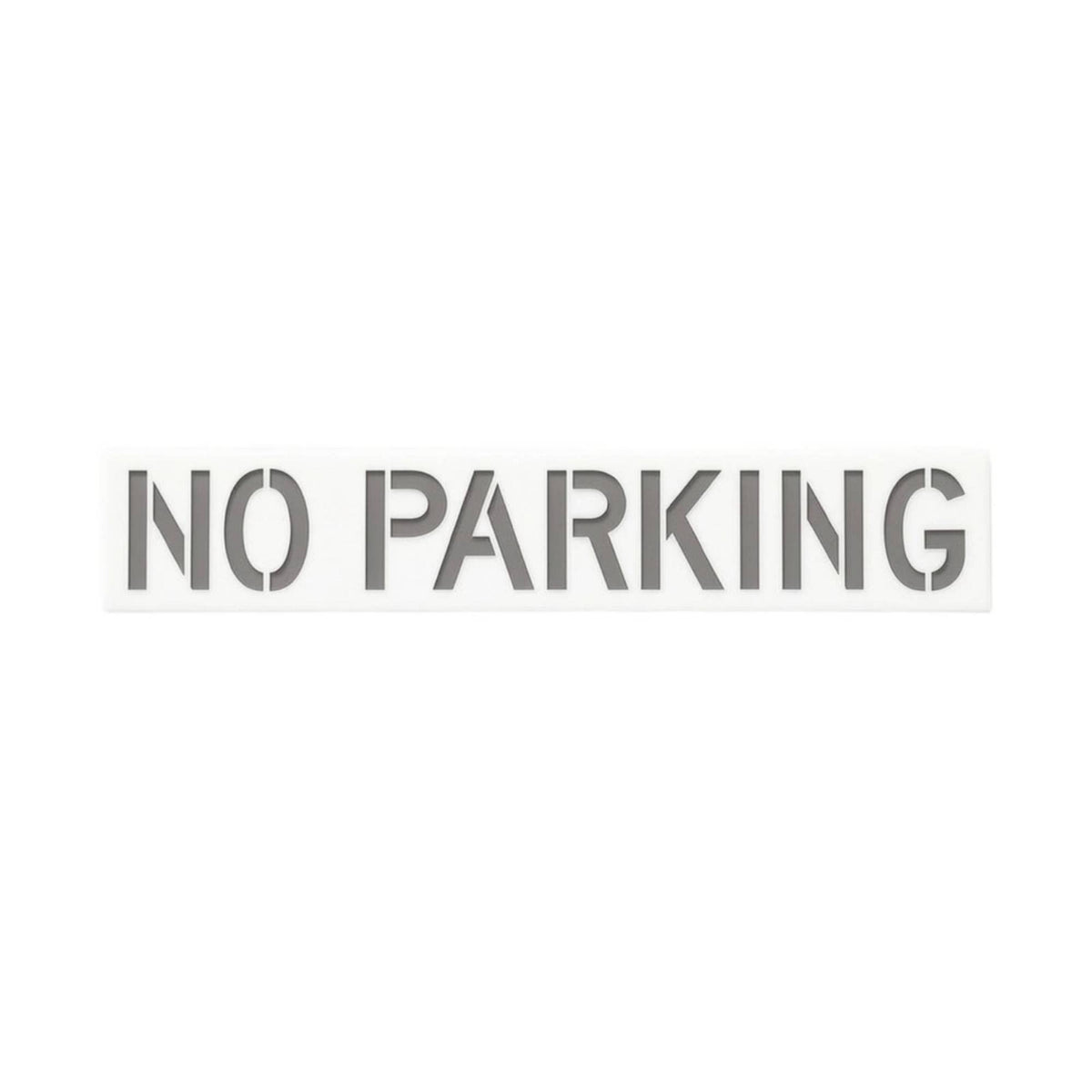 No Parking Stencil Reusable Pavement Marking Stencil Flexible Foldable for Maintenance Crews, Driveways, Asphalt