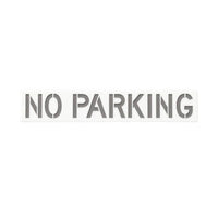 No Parking Stencil Reusable Pavement Marking Stencil Flexible Foldable for Maintenance Crews, Driveways, Asphalt