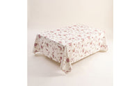 PVC Tablecloth with Flannel Backing Oilproof for Kitchen