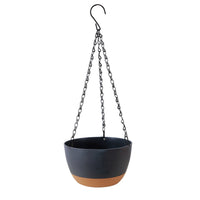 Hanging Planter with Chains Round Planters Weather-Resistant for Balcony, Indoor