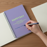 Macaron Color A5 Spiral Notebook for Students, Detachable Thickened Loose-Leaf Journal