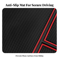 Multi-Functional Anti-Slip Car Dashboard Mat Easy to Clean Non-Slip Ph Single Holder Pad Washable and Reusable for Drivers, Navigation