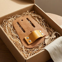 Leather Tool Holder Rectangular Belt Tool Holder Everyday Carry Belt Organizer Pocket-Style Work Gear Strong Stitching