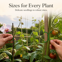 Figure-Eight Plant Clips for Vines and Climbing Plants, Garden Trellis Fasteners