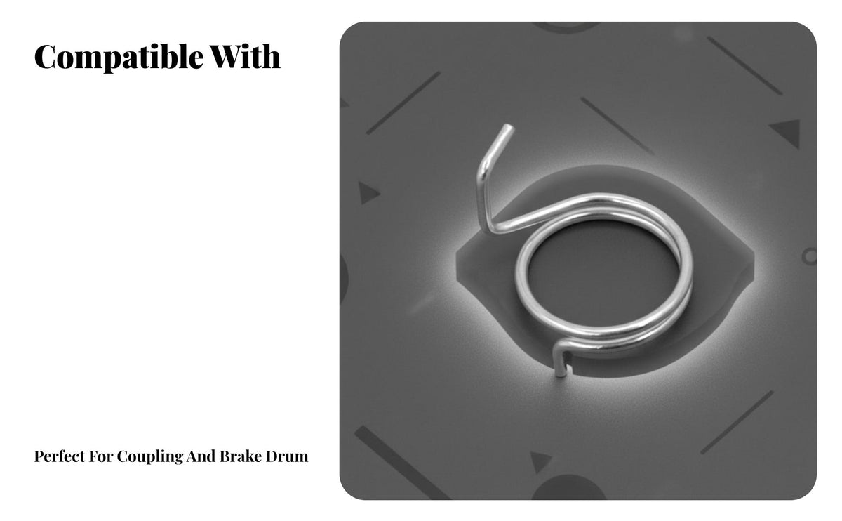 Brake Drum Coil High Tension Drum Brake Return Coil Consistent Braking Accurately Engineered for Mechanics, Garage, Workshop