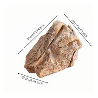 Faux Rock Realistic Faux Stone Fake Stone Garden Scenic Prop Weather-Resistant for Indoor Display, Terrarium