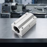 SCS10LUU Block High Precision Linear Ball Bearing Slide Block Linear Ball Bearing Low Friction Machined for Makers, CNC Machines