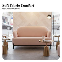 3 Pieces Upholstered Sofa and Loveseat Modern Minimalist & design Lounge Furniture Nordic Design Couch Combo for homeowners, Families, Cafe, Small areas