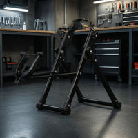 Two-Wheeler Wheel Truing Stand Adjustable Bike Wheel Truing Stand Calibrated for Garages