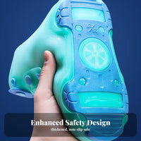 Waterproof Shoe Cover Sand-Resistant Silicone Rain Boot Cover Thickened Bottom Silicone Shoe Covers for Kids, Children, Rainy Days, Outdoor, Gardening