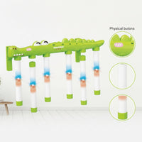Crocodile Reaction Game Recharge-Capable Electronic Reaction Game with Remote Interactive for Children, Young Children, Playroom, Classroom