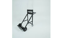 Folding Outboard Motor Trolley Foldable Outboard Motor Stand with Wheels Portable Wheeled Stand with Tray Sturdy for Boaters, Mechanics, Workshop, Garage, Dockside