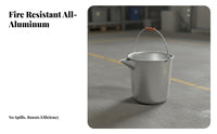 Lightweight Blast-Resistant-Proof Aluminum Container Resistant Aluminum Oil Drum with Spout Long-Lasting Duckbill Spout Fire Container for Refinery Workers, Gas Station Attendants, Mechanics Plants, Oilfields, Refineries, Workshops
