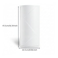 Space-Saving Storage Cabinet with Rotating Door Dustproof Corner Wall Cabinet Narrow Organizer Minimalist for Washroom