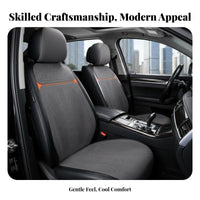 Perforated Car Seat Pad Year-Round Use Automotive Interior Accessory Comfortable Design Breathable for Common Commute