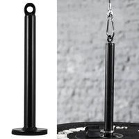 Sturdy Steel Construction Barbell Plate Holder High Load Capacity Weight Plate Loading Pin Heavy Duty Loading Pin Flat Base Design for Weightlifters, Bodybuilders