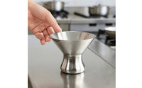 Weighted Base Metal Dessert Cup Polished Footed Dessert Cup Shatterproof Dishware Long-Lasting for Caterers