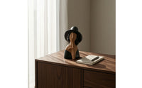 Bust Sculptural Art Piece Matte Figurine for Living Room