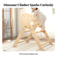 Develops Physical Skills Wooden Climbing Triangle Stimulates Creativity Solid Wood Climbing Frame Adjustable Foldable Toddler Ladder Finish-Coating-Coating-Free for Toddlers, Preschoolers, Playroom, Indoor, Nursery, Living Room