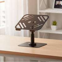 Rotating Foldable Stand Heat Dissipation Stand Stable Metal Base Adjustable Desktop Holder for Desk, Office