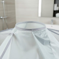 Easy to Clean Self Haircut Cape Waterproof Foldable Haircut Apron Deep Channel Design for Children