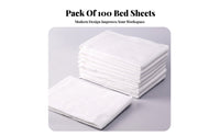 Waterproof Massage Table Sheet with Face Hole Thickened Disposable Massage Table Sheet Oil-Proof for Masseurs, Spas, Clinics, Tattoo Studios