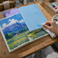 Portable A7 Sketchbook 100 Sheets Mini Blank Notebook for Students