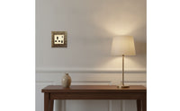 Switch Socket Panel Vintage Decorator Electrical Switch with Wall Plate Fitting Ornate Embossed for Interior Designers