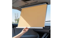 Car Window Sun Shade Protection Car Window Shade with Suction Cups Roller Sunshade Pull-down Retractable for Drivers