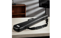 Lightweight Double Bass Bow Case Weather Resistant Two-Bow Case Portable Instrument Storage Shoulder Strap for Musicians, Travel, Performance, Outdoor