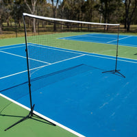 Portable Badminton Net Stand Set - Easy Setup Folding Net Post for Home Use