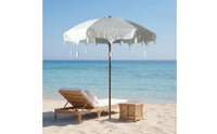 Shade Umbrella with Tassels Bohemian Boho Shade Umbrella Boho Umbrella Decorative for Beach, Yard