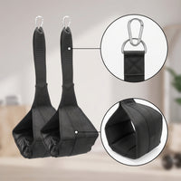 2 Pieces Hanging Ab Straps Padded Ab Sling Straps Heavy Duty for Athletes