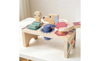 Tool Table Toy Geometric Blocks Children's Playset Hand-Eye Coordination