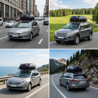Car Rooftop Cargo Carrier with Straps Reflective Car Roof Rooftop Storage Bag Secure for Camping