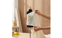 Stable Dress Form with Wooden Base
