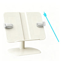 Adjustable Book Stand Sturdy with Page Clips Stable Desktop Book Holder for Kids, Bedside