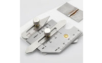 High Precision Weld Inspection Ruler Multi-Functional Undercut Depth Gauge Engraved Scale for Welders, Metal Fabrication, Shipbuilding
